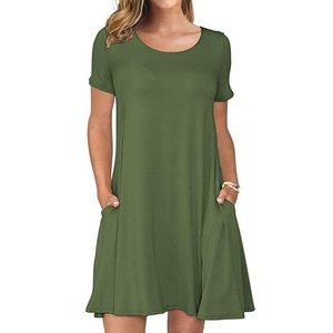 NEVER WORN Casual short sleeves T-Shirt dress and pockets